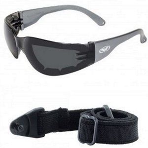 Motorcycle Glasses Sunglasses Goggles Charcoal Z87 Sun Glasses Safety Metallic